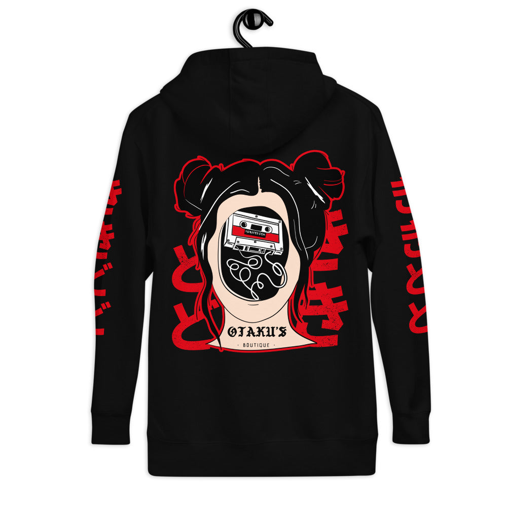 Otaku's Boutique "Mixed Tape" (Design 01 Red) - Unisex Hoodie