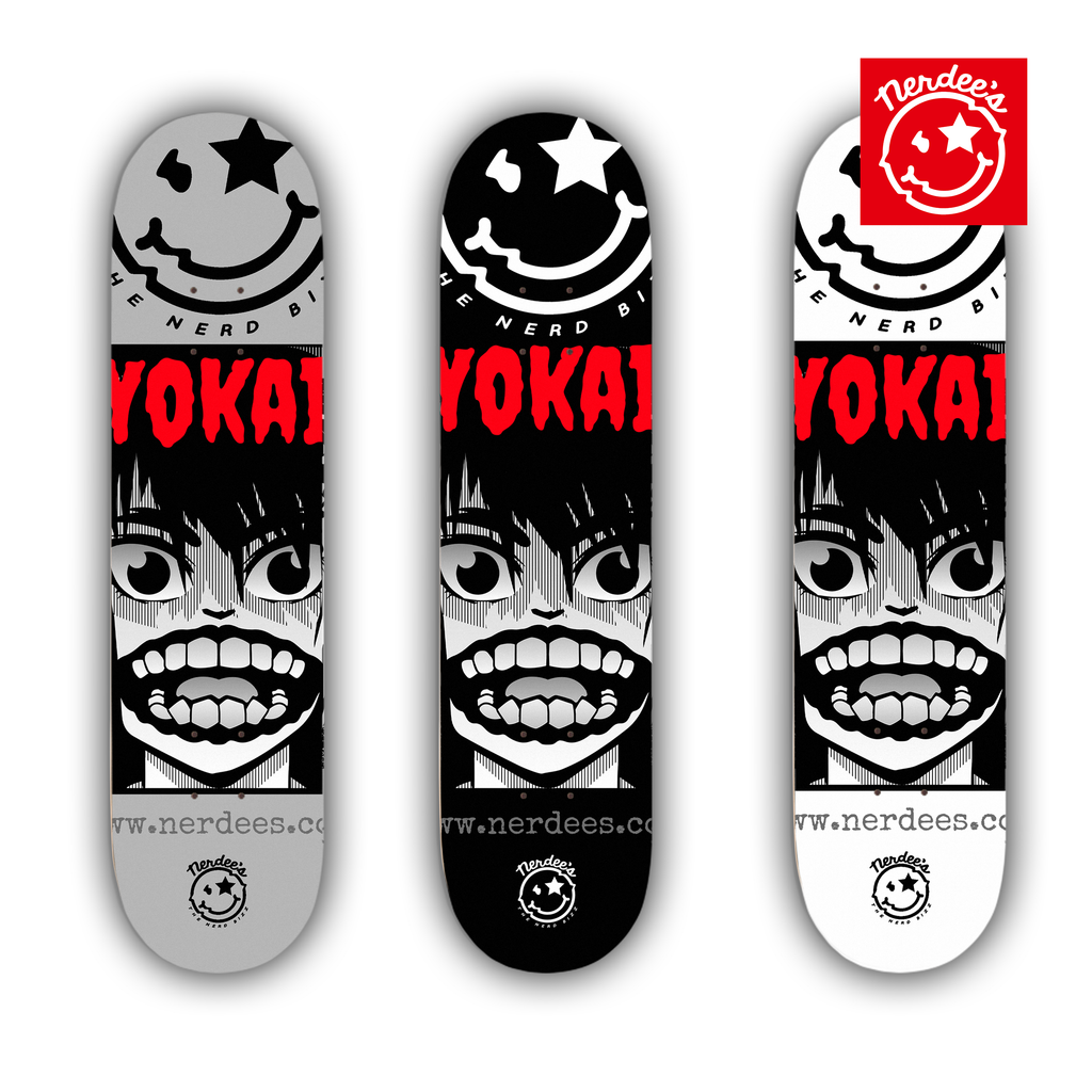 Nerdee's Skate Shop - Yokai (Design 04) - Kaidan Series (J-Horror/Japanese Horror) Special Edition Skateboard Deck